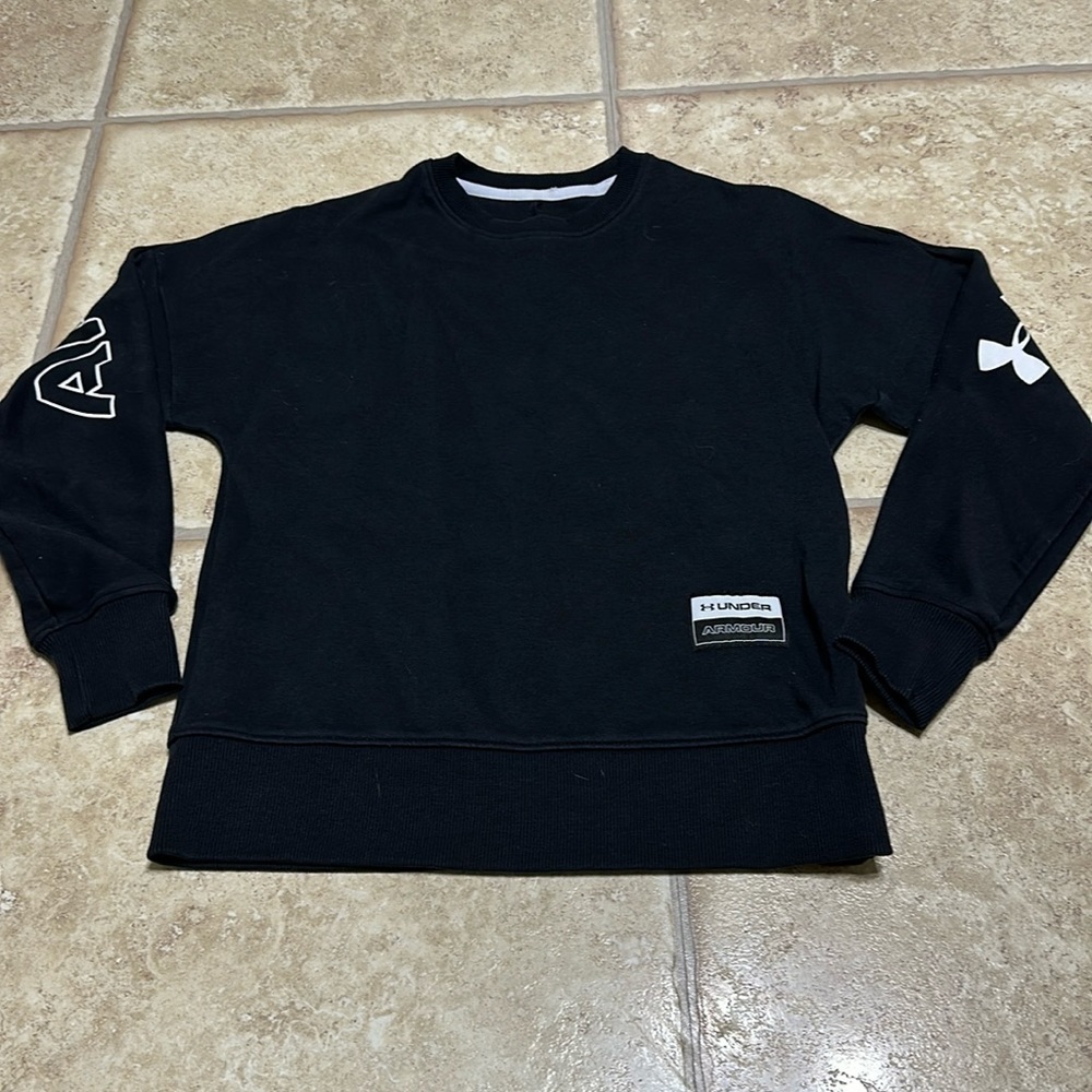 Under Armour Boys Back Logo Sweatshirt, Small